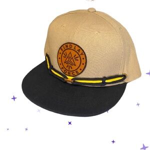 NWOT Findlay force embroidered trucker snapback hat adult OSFA